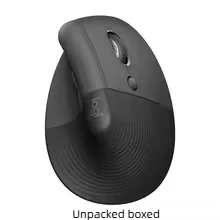 עכבר אנכי Logitech Lift אלחוטי ארגונומי עם לחיצה שקטה Bluetooth/Usb מצב כפול למחשב נייד טאבלט כאב במפרק היד