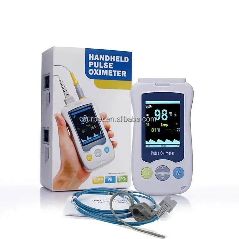 

EURPET Portable Digital Handheld Pulse Oximete Veterinary Instrument Multi-parameter