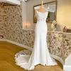 Lakshmigown Boho Mermaid Wedding Dress For Women Sexy Scoop Neck Spaghetti Straps Backless Customized Lace Appliques Bride Gown 1