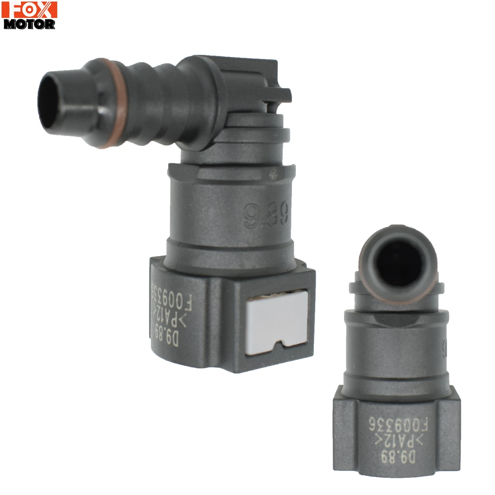 Hose Coupler 9.89 8mm Car Fuel Line Elbow Hose Coupler Nylon Motorcycle Hose Coupler Quick Release Connect Connector Car Accessories Fitting