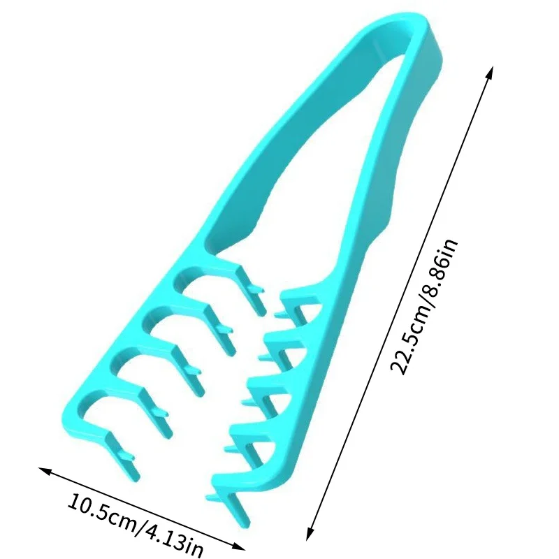 Strumenti per arricciare pettine per capelli volumizzante a denti larghi Texture soffice per uomo Ideale per tutti i tipi di capelli Strumenti per acconciature - immagine 6