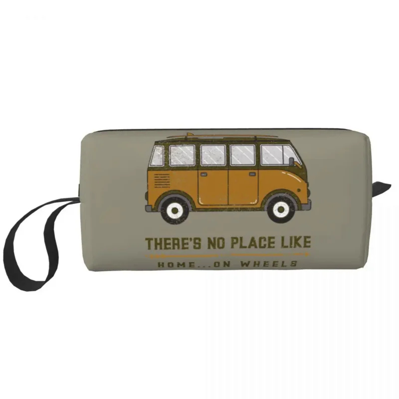 

Funny Camping Campers Quote Toiletry Bag Women Adventure Travel Car Makeup Cosmetic Organizer Ladies Beauty Storage Dopp Kit Box