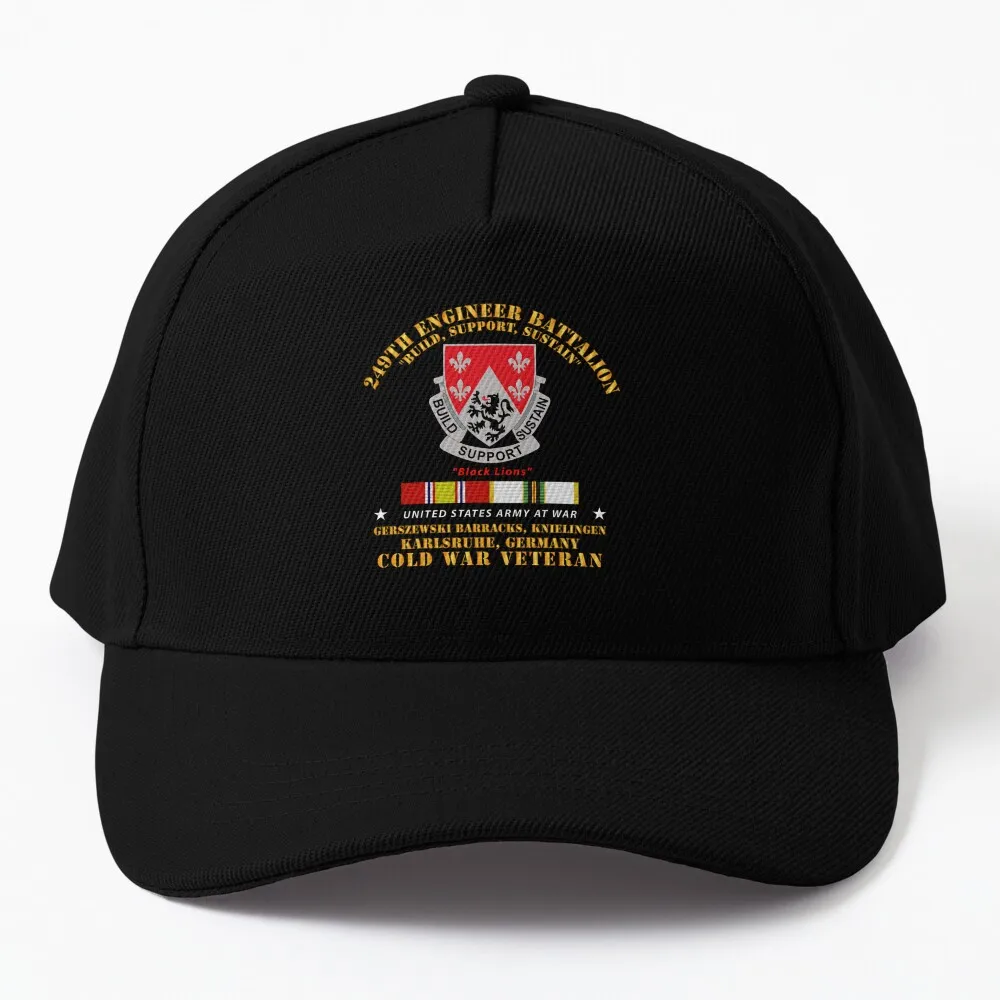 

Army - 249th Engineer Bn - Karlsruhe, Germany w COLD SVC Baseball Cap western hats Golf Wear dad hat Women'S Cap Men'S