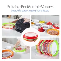 1pc Creative Vacuum Food Preservation Tray Food Fresh Keeping Fresh Spacer Organizer Food Preservate Refrigerator Storage 1