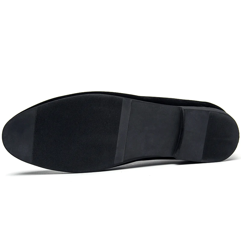 Men's personality British small leather shoes new bean shoes frosted turn fur men's shoes casual fashion shoes