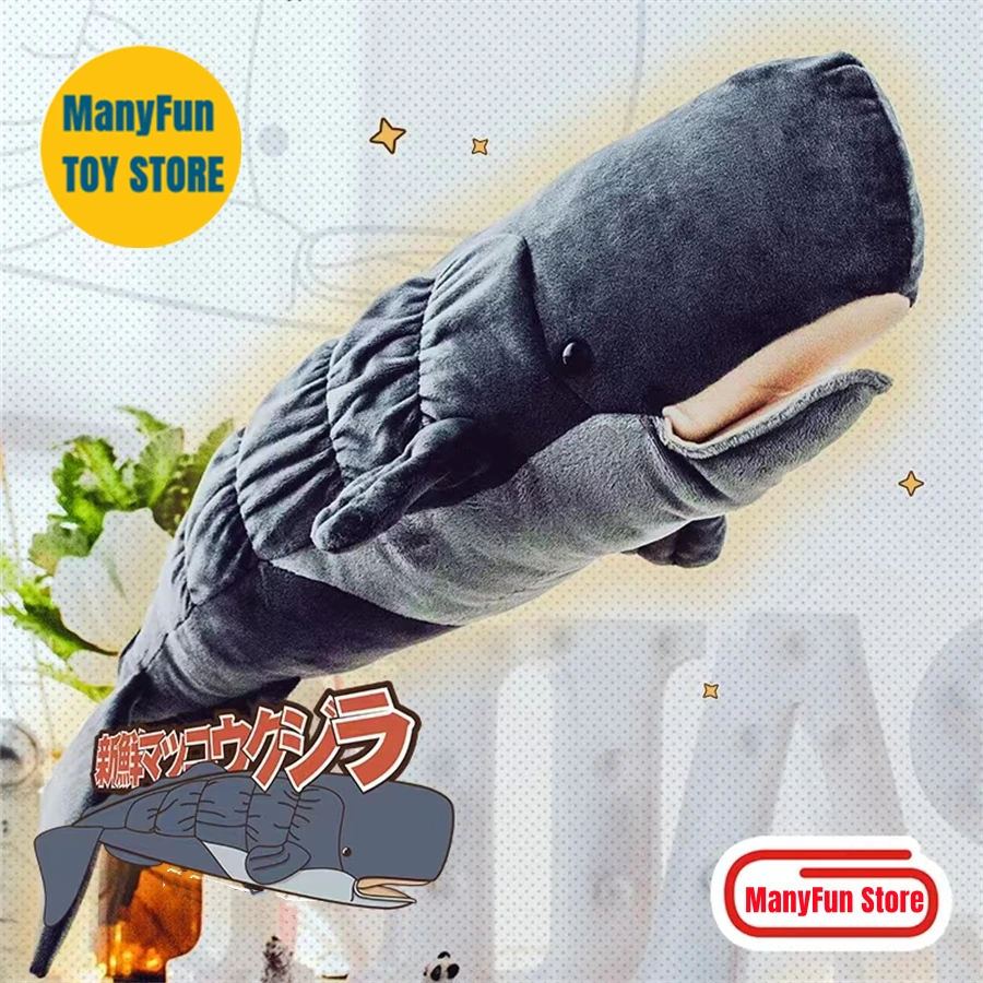 Sperm Whale High Fidelity Anime Cute Cachalot Plushie Pottwal Plush Toys Lifelike Animals Simulation Stuffed Doll Kawai Toy Gift 2