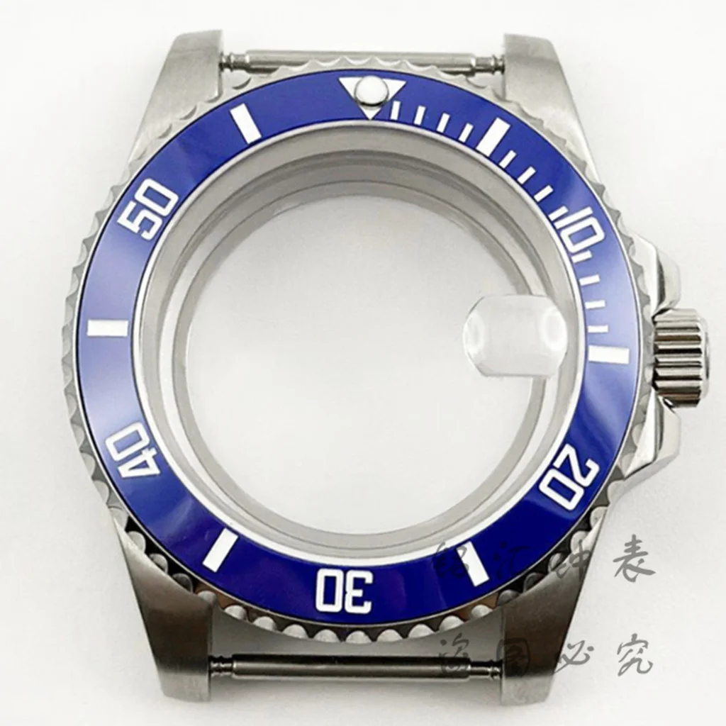 Deep Blue Bezel 40MM Diver Watch Case with Waterproof Sapphire Crystal