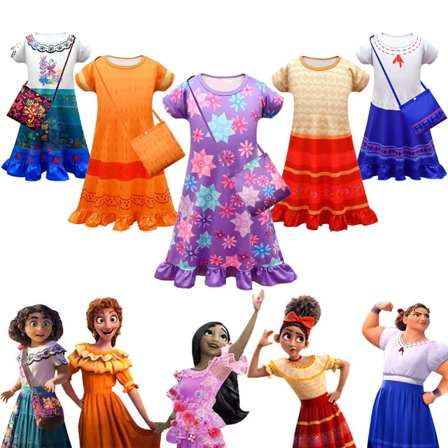 Film Encanto Luisa Madrigal Enfant Robe Cosplay Costume –