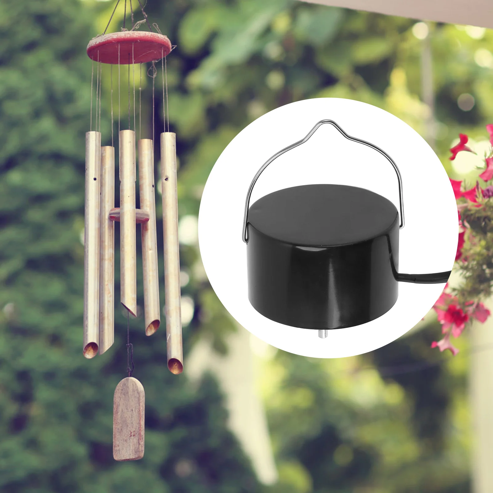 Hanging Display Motor Plastic Plug in Type Electric Operated Wind Spinner Rotating Motor for Wind Chime Sun Catcher