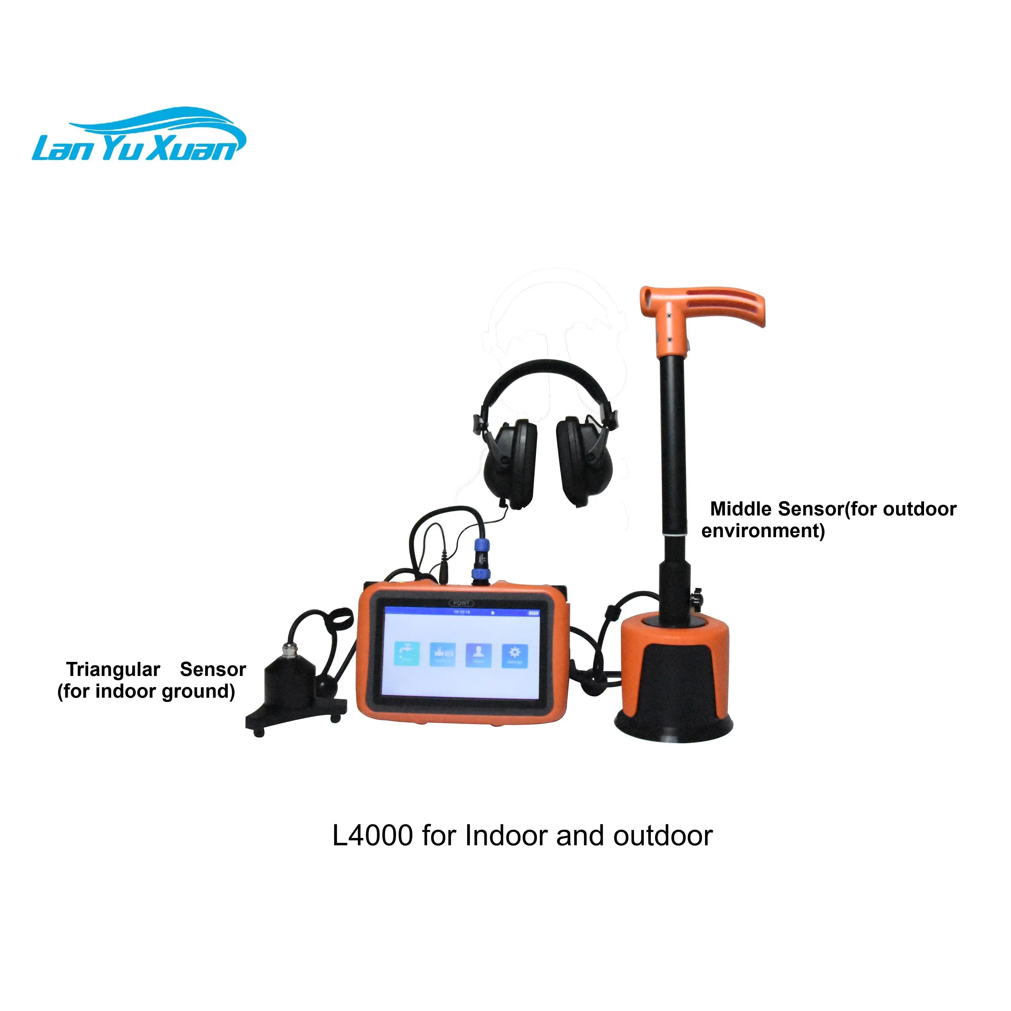 PQWT L4000 Underground water pipeline leak detector indoor and outdoor portable water leakage
