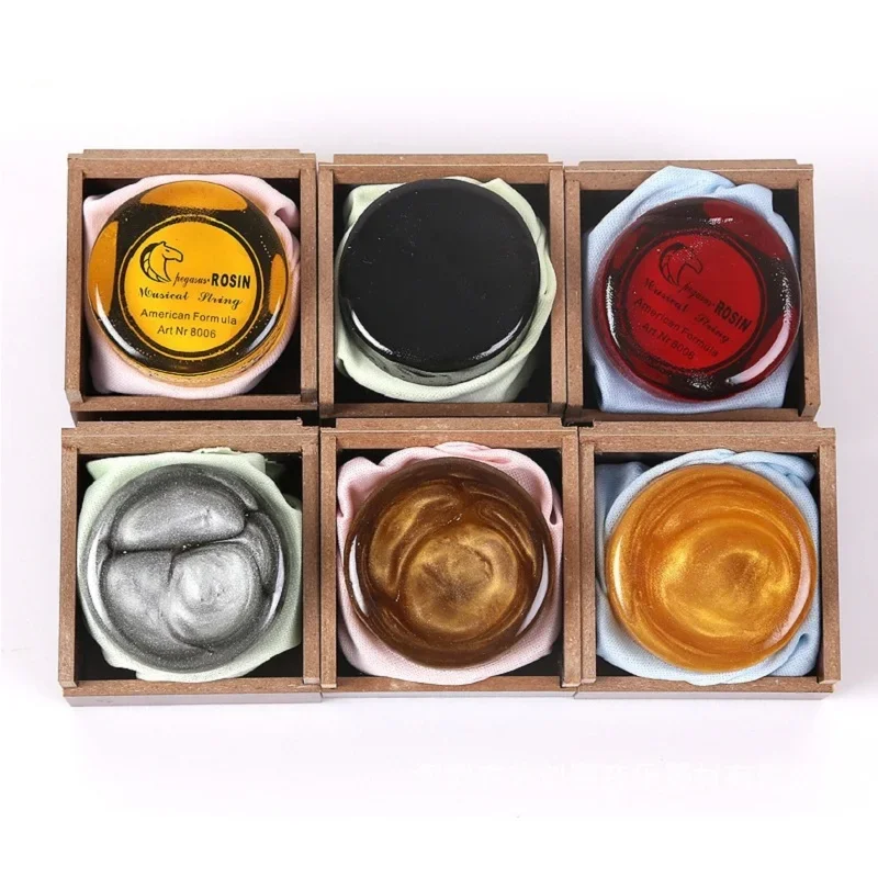 Description Picture 6 of itemHigh Quality Rosin Resin Colophony Low Dust Handmade Rounded with Box for Violin Viola Cello Bowed String, Well Pack