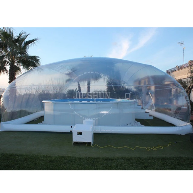 2024 customized Pool Cover Transparent Air Inflatable Swimming Pool Dome Tent Accessories