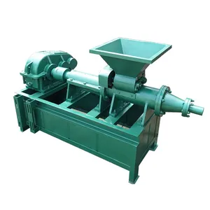 140 type Hollow carbon powder forming equipment Full automatic coal stick charcoal sawdust husk straw extrusion forming machine