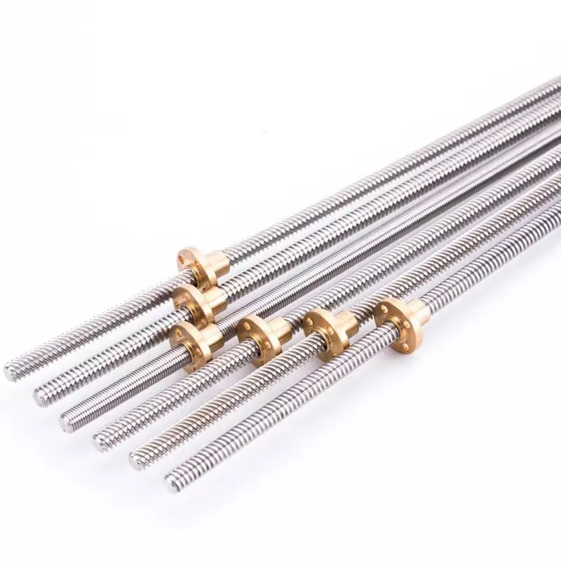 haste trapezoidal 3mm 6mm com porca de 04