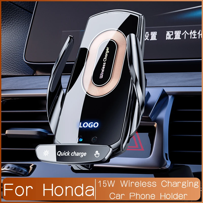 

Car Holder Mobile Phone Wireless Charger For Honda CR-V UR-V XR-V BREEZE Elysion Odyssey Vezel Fit Jazz City Jade Civic Accord