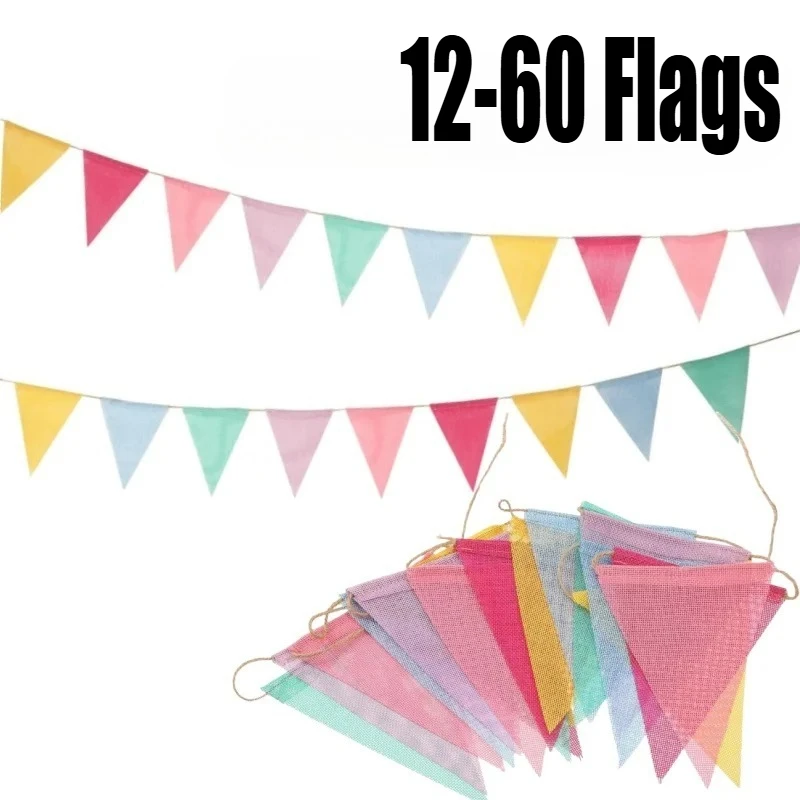 Guirlande En Papier Colorée Lot De 7 Pièces - Bannière Décoration Multicolore Pour Anniversaire, Mariage Et Fête Guirlande En Papier Colorée Lot De 7 Pièces - Bannière Décoration Multicolore Pour Anniversaire, Mariage Et Fête