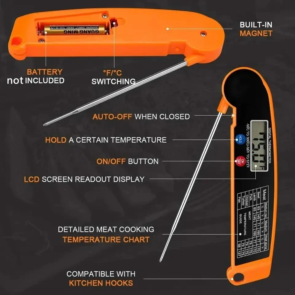 Digital Kitchen Thermometer Probe 3