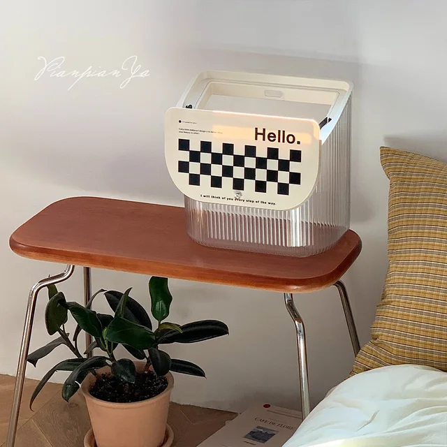 A Háztartási Konyha Flip Tartályát Szekrény Ajtajával Fedő Sakkérővel Ellátott Konyhai Hulladéktároló Vödörrel - Image 5