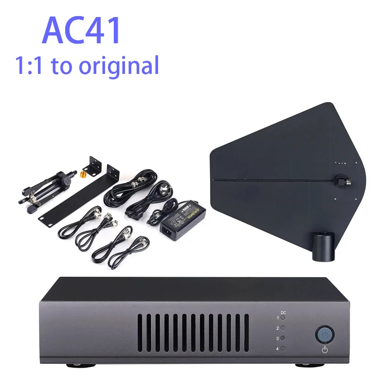 happymusic AC41 Active Antenna Combiner A2003 Antenna Splitter 450-960Mhz All Professional In Ear Monitor System Pro Audio wireless in ear monitor