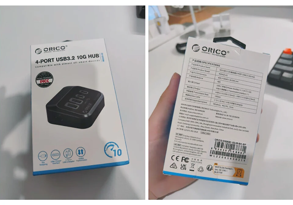 10Gbps, Dock Switch Splitter, Multi Port Socket,