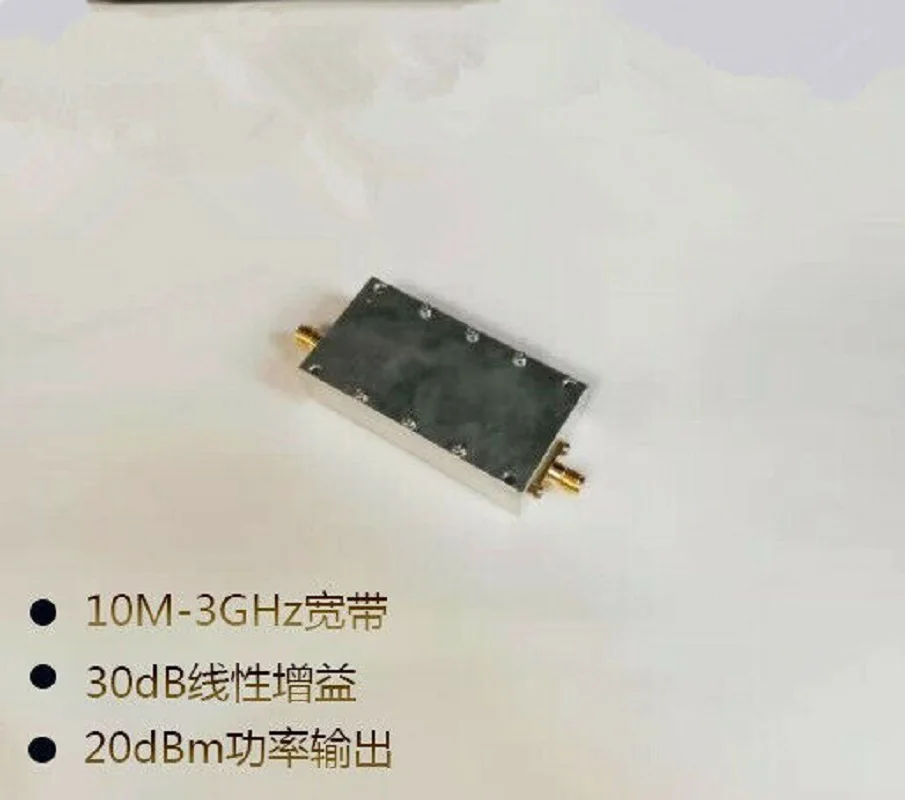

10M-3GHz Broadband RF Power Amplifier Power Amplifier Microwave Amplifier 30DB