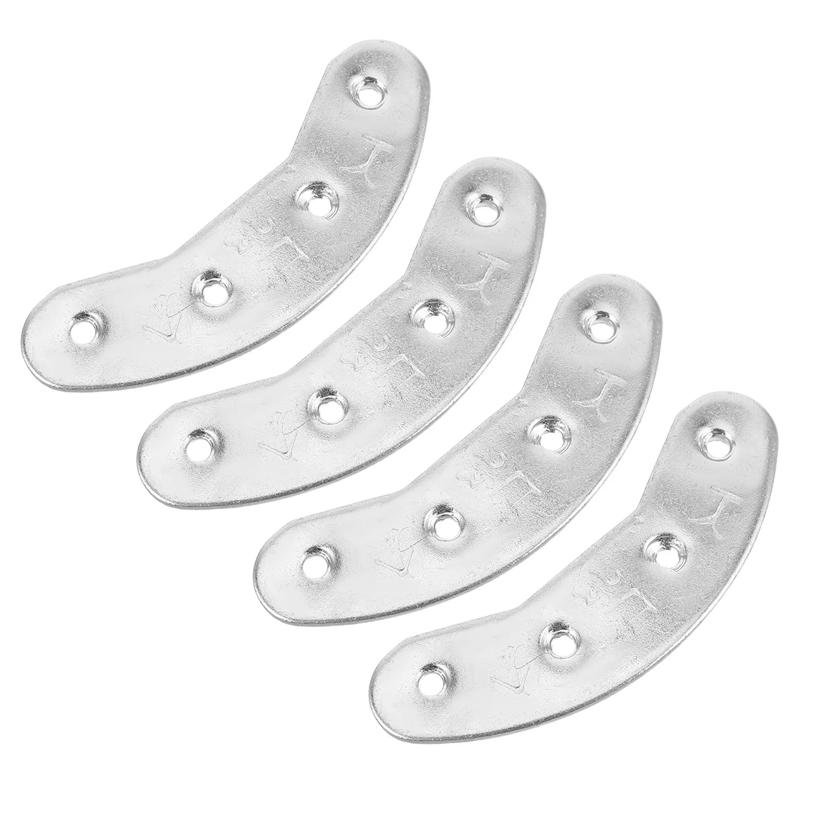 신발용 2쌍 금속 플레이트 남성용 내구성 부츠 패드 보호대 야외 매일 사용 신발 발 뒤꿈치 수리 밑창