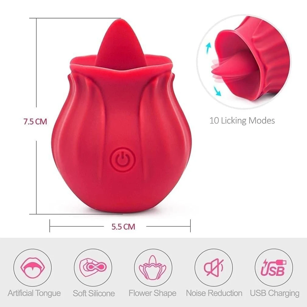 Female Sex Toy Rose Shape Sucking Dildo Vibrator G-spot Pussy Nipple Sucker Oral Licking Clitoris Stimulation Masturbating vagina sucking vibrator,clit sucker vibrator,female sex toy,female masturbator