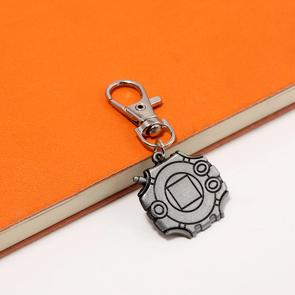 

Digimon Adventure Digivice keychain Inspired Vintage Charm Gamer Evolutionary Badge Key ring Accessory Cool Friends Gift