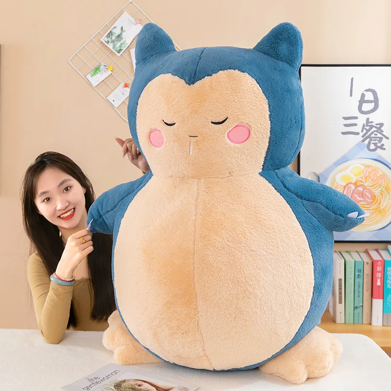 35/55cm Large Snorlax Pokemon Plush Toys Huge Cartoon Plushes