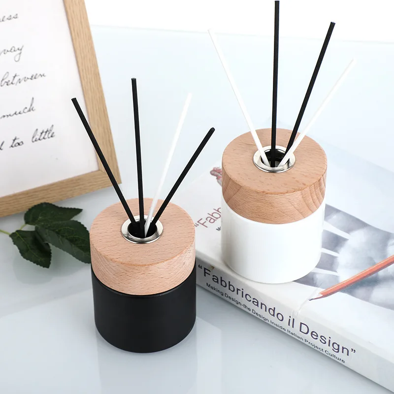 Cylindrical Empty Bottle for Aromatherapy, Essential Oil,Perfume Separately Bottle, Reed Diffuser, Decorative Container 100ml1Pc