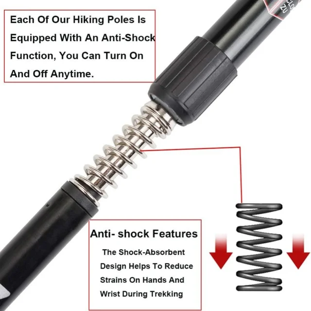 Collapsible Hiking Trekking Poles 6
