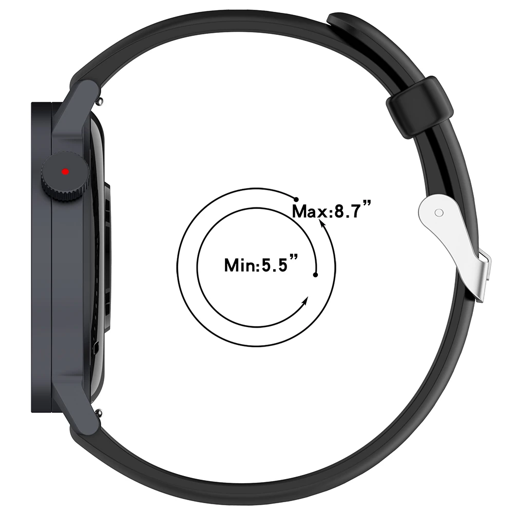 Premium Metal Bezel Watch Case with Tempered Glass Screen Protector and Strap Cover