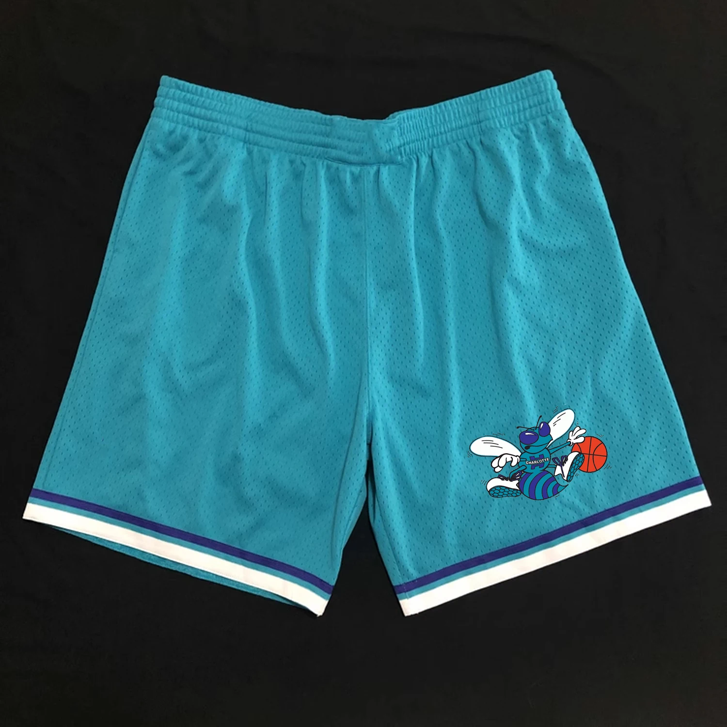 Vintage Hornets Dale Curry Boggs Plus Size Jersey Retro Basketball Pants Girls Boys Men 3D Print Fitness Workout shorts sports shorts