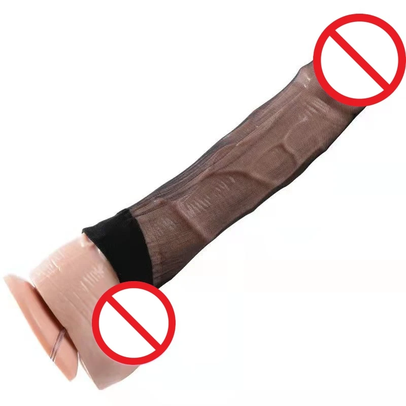 Sexy Ultra Thin Penis Cover Masturbator Stockings Sexy Toys For Men Masturbation Adults 18 Male Handjob Erotic Stimulation Socks
