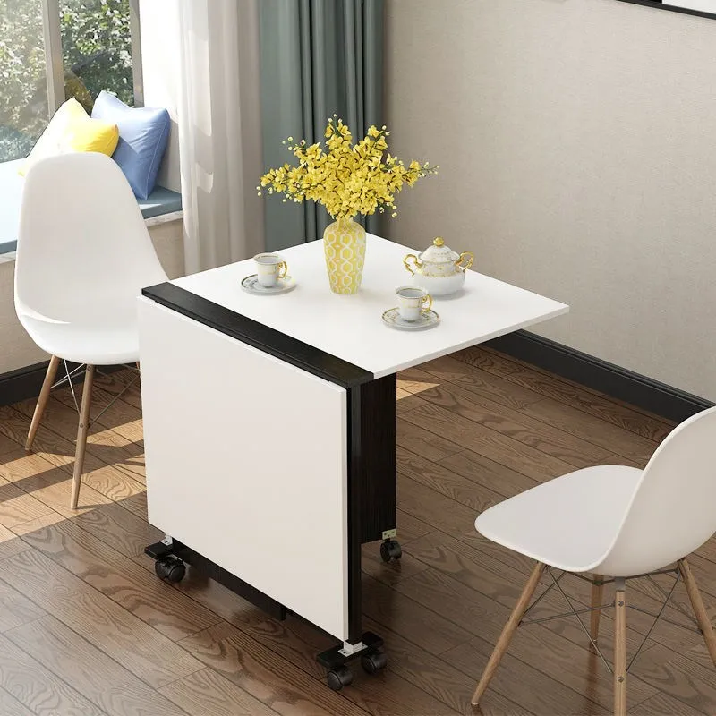 Table pliante portable rectangulaire simple, table à manger domestique,  tables de petite unité de cuisine, petite table portable - AliExpress