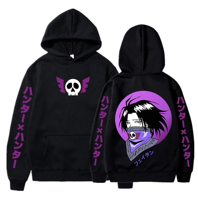 Hunter X Hunter Gon Freecss Eyes Men's Black Hoodie-Small