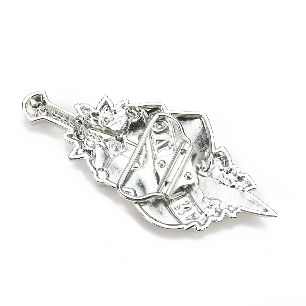 고딕 Y2K 하트 소드 러브 페인 버클 메탈 아연 합금 벨트 버클 패션 청바지 가죽 벨트 장식 액세서리