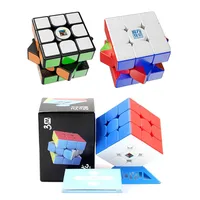 Moyu Meilong 3M/3M V2 Series Magnetic Cube  Black/ Stickerless 3x3x3 Speed Cube Professional Magnetic Cube Puzzle Children Toys 1