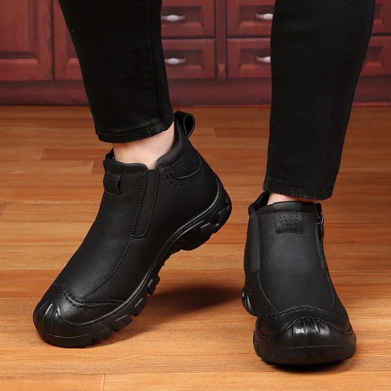 Sulla Neve Scarpe Da Neve Economiche Stivaletti Invernali In Pelle