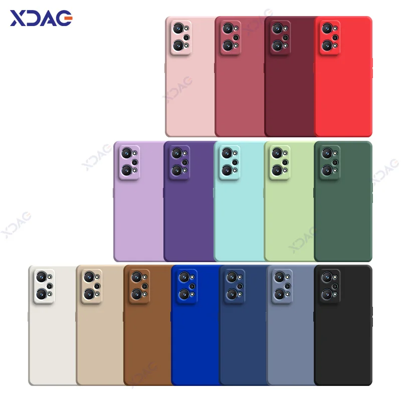 Luxurious Dual Liner Protective Phone Case - Square Liquid Silicone Shield Cover
