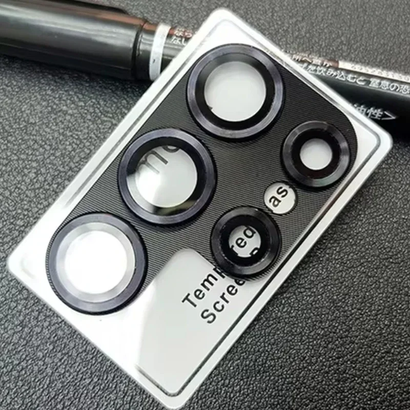 Premium Metal Camera Lens Protector for Samsung Galaxy Ultra Series - Full Coverage Protection Glass
