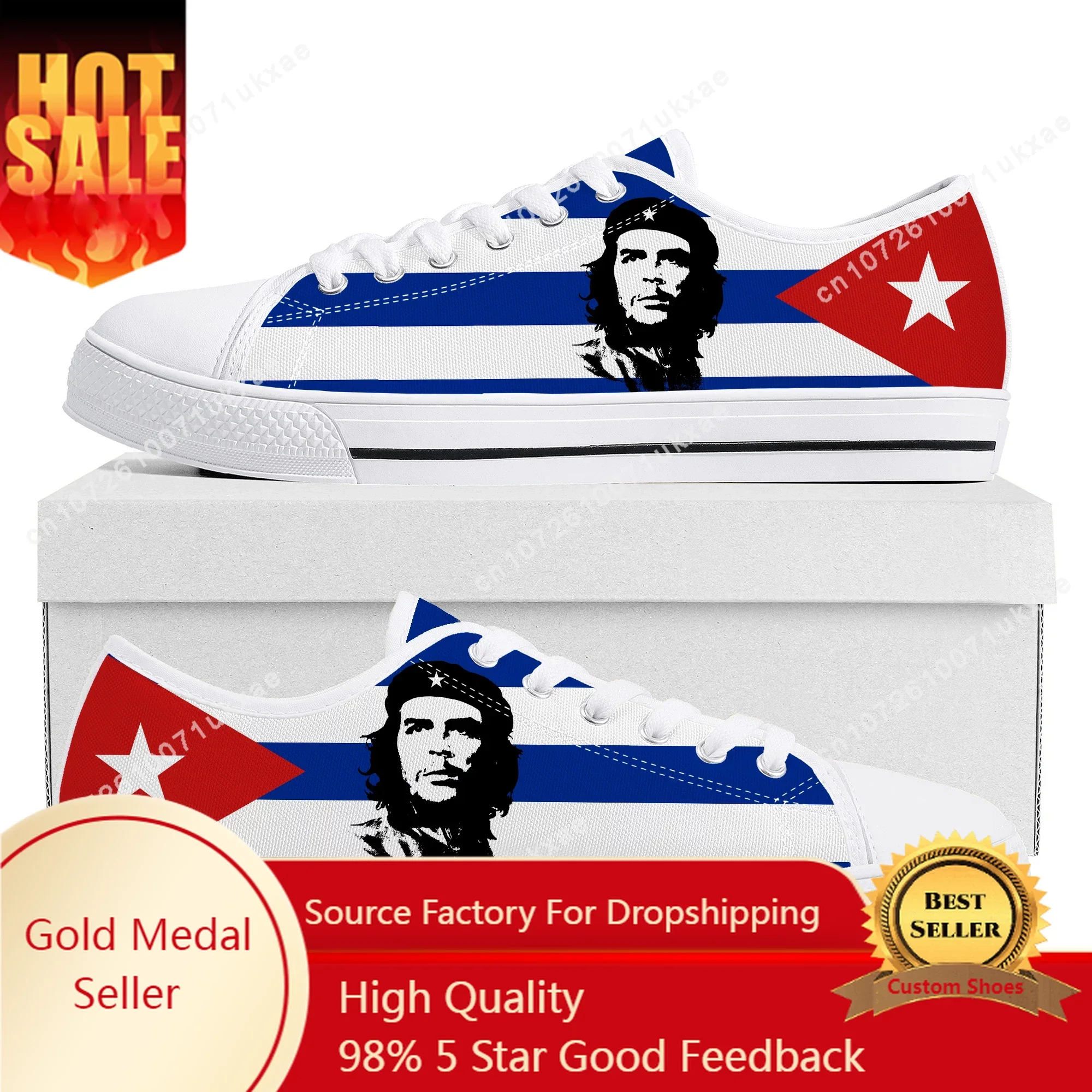 

Che Guevara Low Top Sneakers Mens Womens Teenager Canvas High Quality Sneaker Casual Custom Made Shoes Customize DIY Shoe
