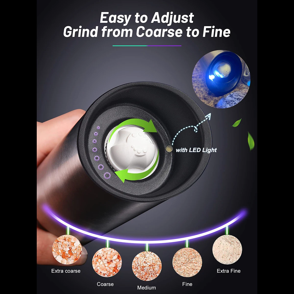 2-Pack Salt Pepper Shakers 3