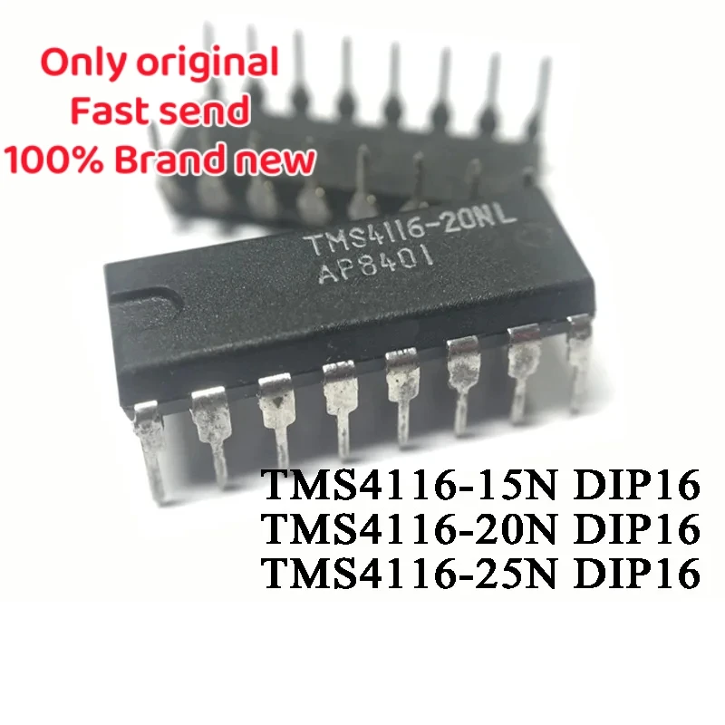 

5 шт., 100%, новинка, Φ TMS4116 4116, DIP16, микросхема