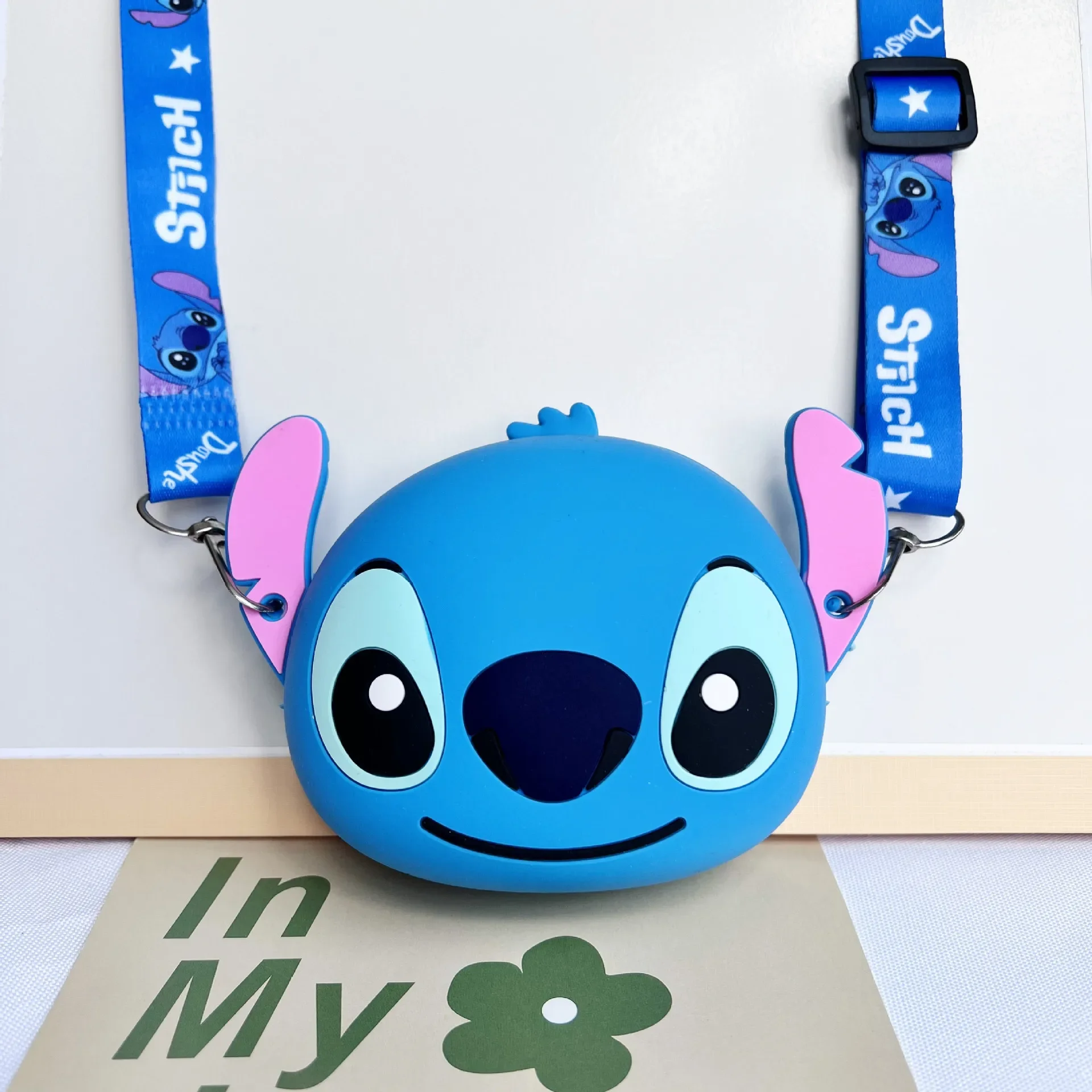 Kawaii Mini Disney Stitch Silicone Crossbody Bag Wallet Stich