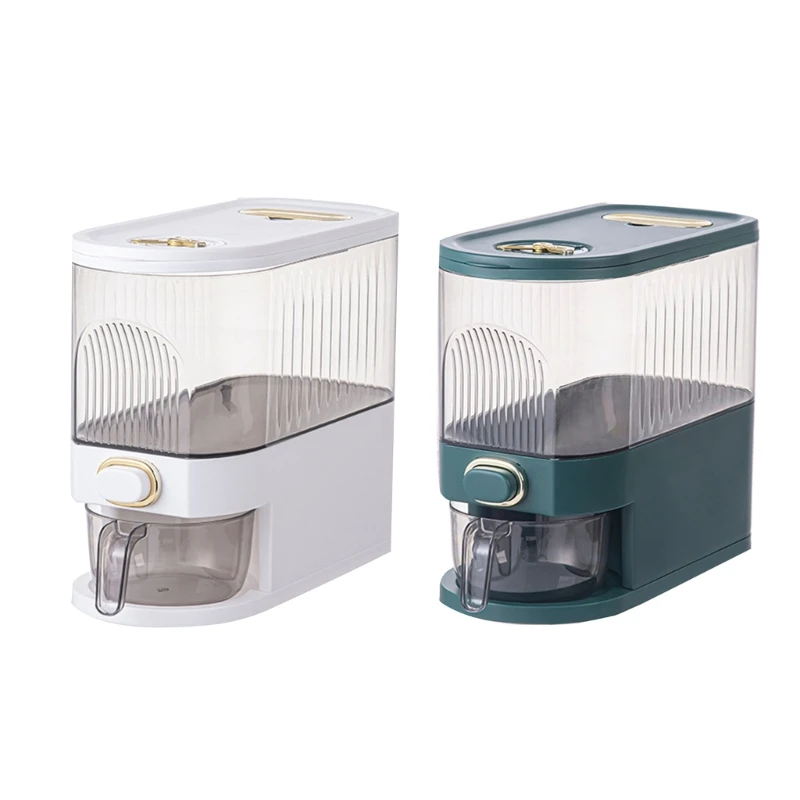 

Upgraded Rice Dispenser Rice Container Cereal Dispenser Storage with Lids Home