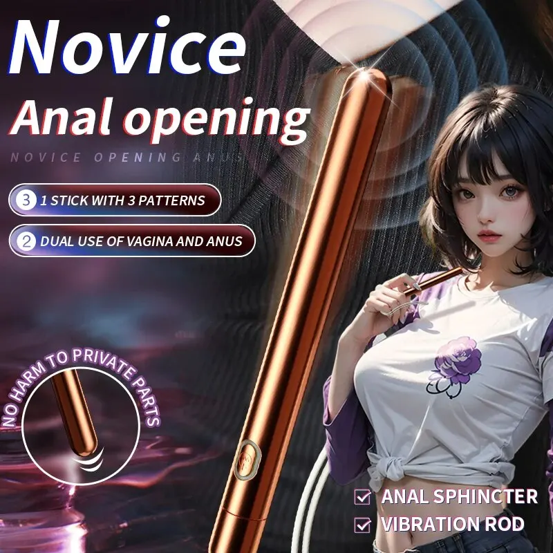 Slim Anal Plug Vibrator for Women Dildo Clitoris Vaginal Stimulator Female Masturbator Plug Mini Vibrator Fidget Toys