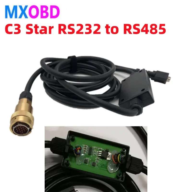 

C3 Car OBD2 Cable and Connector RS232 to RS485 Cable for MB STAR C3 for Multiplexer Car Diagnostic Tools Cable with pcb board