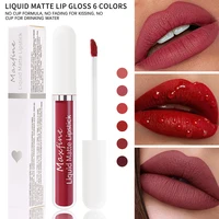 Waterproof Long Lasting Matte Lip Gloss Non Stick Cup Liquid lipstick 2