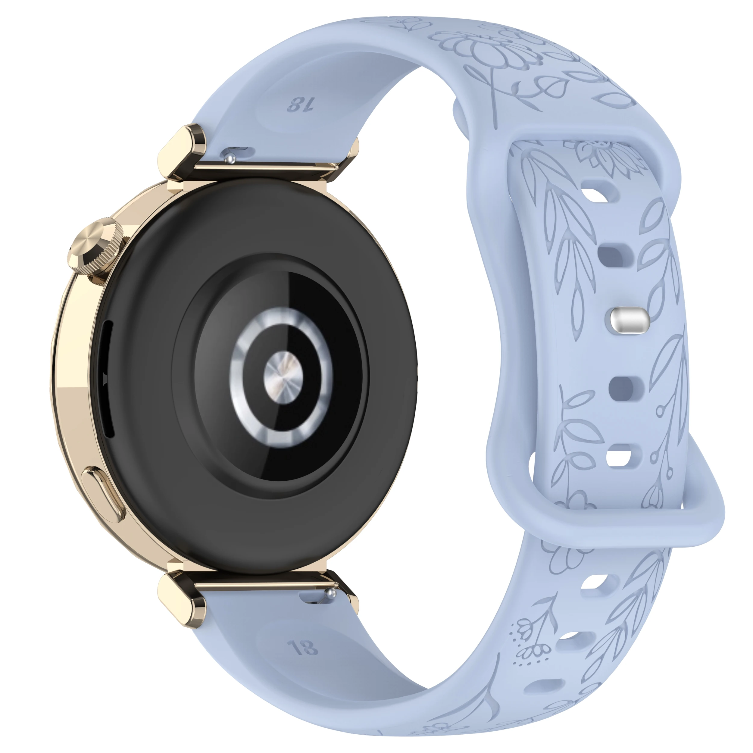 Elegant Silicone Watch Strap - Versatile Design